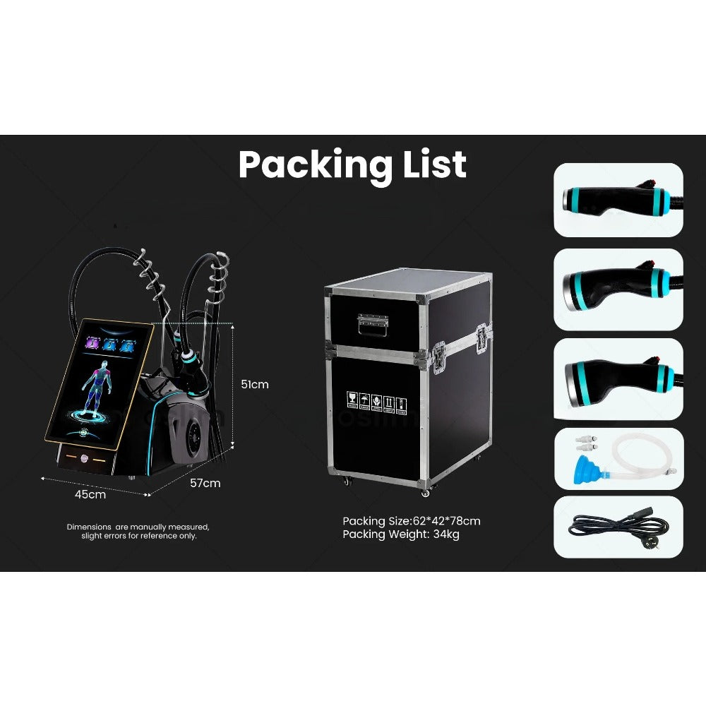 Onda Pro Coolwaves RF-Radiofrequency 2.45 GHz Slimming Body Sculpt & Face Body Tightening Cellulite Reduction Desktop Machine