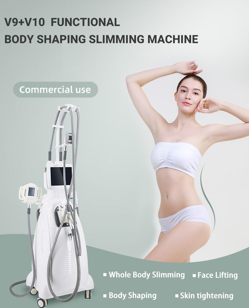 6 handles vacuum roller whole body slimming machine