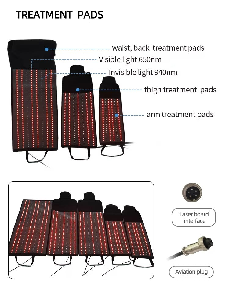 Laser Lipo Red Light 5D Light System for Weight Loss 650nm 940nm Slimming Fat Reducing Pain Relieve Physiotherapy Machine