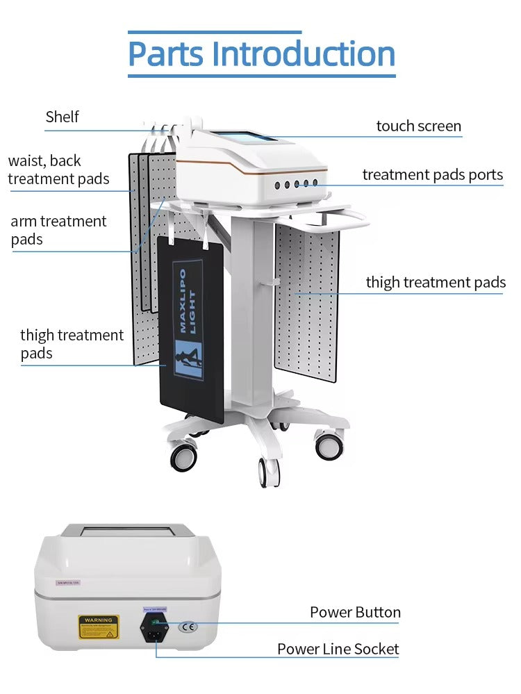 Laser Lipo Red Light 5D Light System for Weight Loss 650nm 940nm Slimming Fat Reducing Pain Relieve Physiotherapy Machine