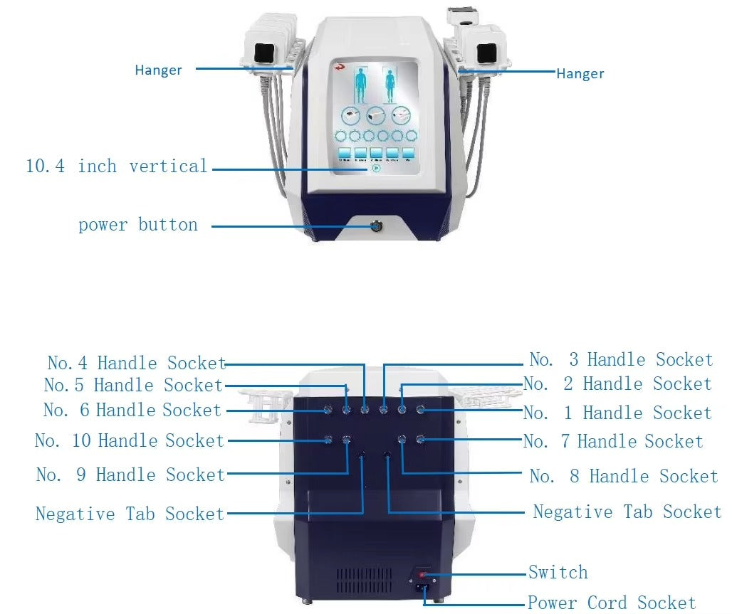 Cutera Id Radio Frequencia Body Sculpting Face Liftting Skin Tightening 10 Handles Monopolar Heat Cellulite Reduction Machine