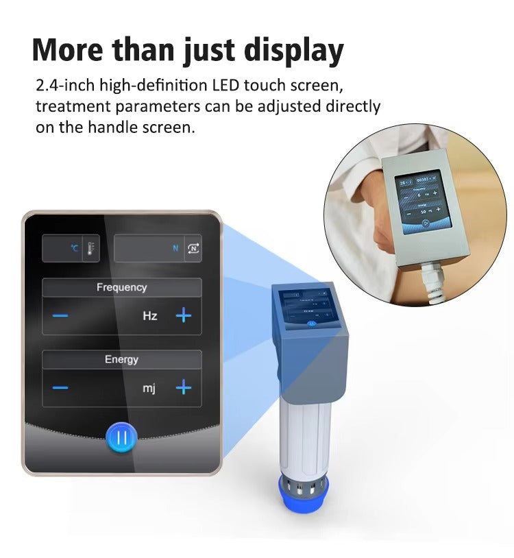 2 in 1 Eswt Cet Ret Pain Relief Shockwave Therapy Tecar Wave Therapy Radial Shcokwave Machine for Body&Face Lose Weight Salonuse