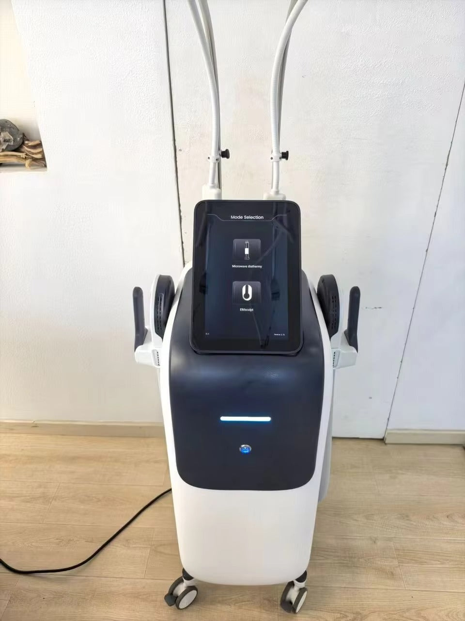 2 In 1 onda pro 2.45GHZ coolwave fat reduce skin tighten with hiemt muscle stimulation slimming beauty machine