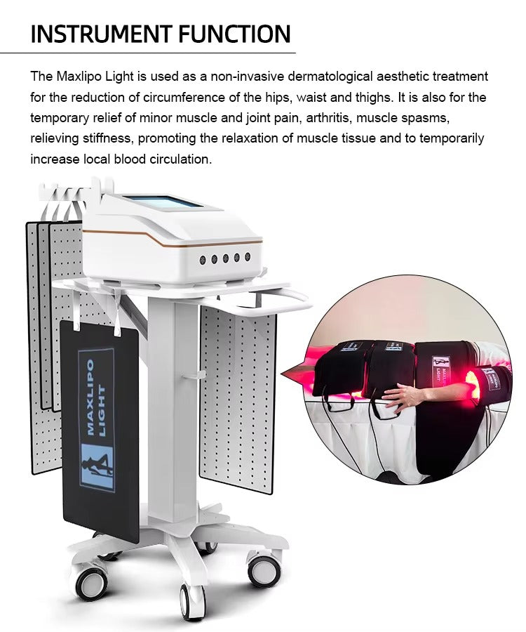 Laser Lipo Red Light 5D Light System for Weight Loss 650nm 940nm Slimming Fat Reducing Pain Relieve Physiotherapy Machine