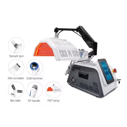 5 In 1 Desktop Full Body 7 Colors Acne Removal Skin Rejuvenation PDT Led Red Light Therapy Machine PDT Phototherapy Instrument