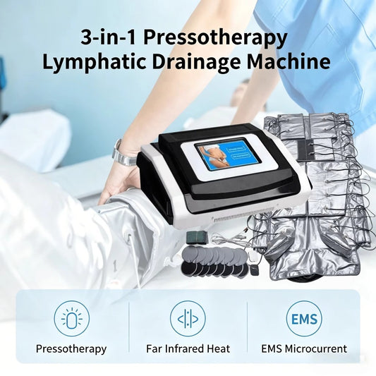 Air Pressure Massage Infrared Heating Body Slimming Full Body Conjoined Negative Body Shaper Massage Device Free Shipping