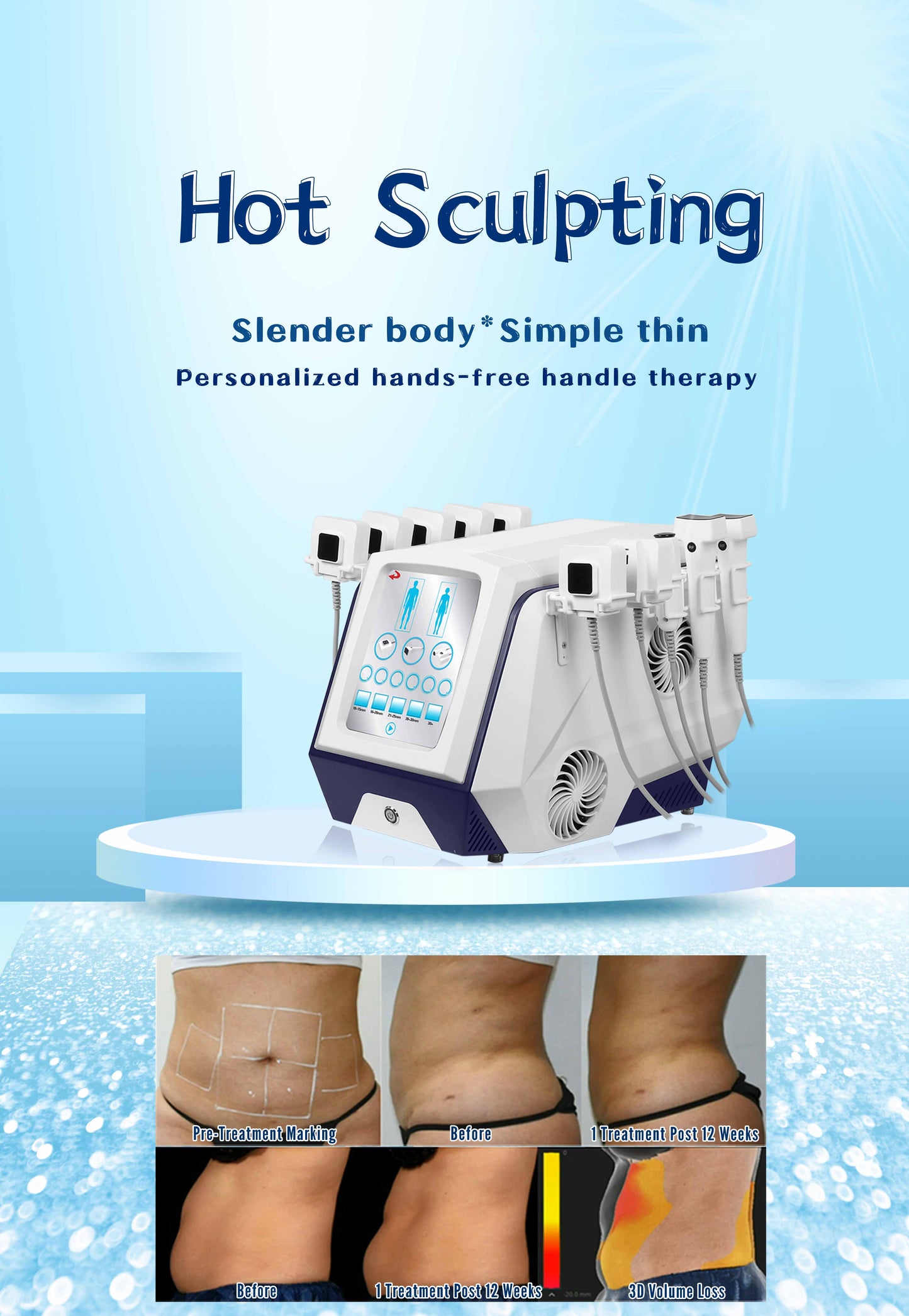 Cutera Id Radio Frequencia Body Sculpting Face Liftting Skin Tightening 10 Handles Monopolar Heat Cellulite Reduction Machine