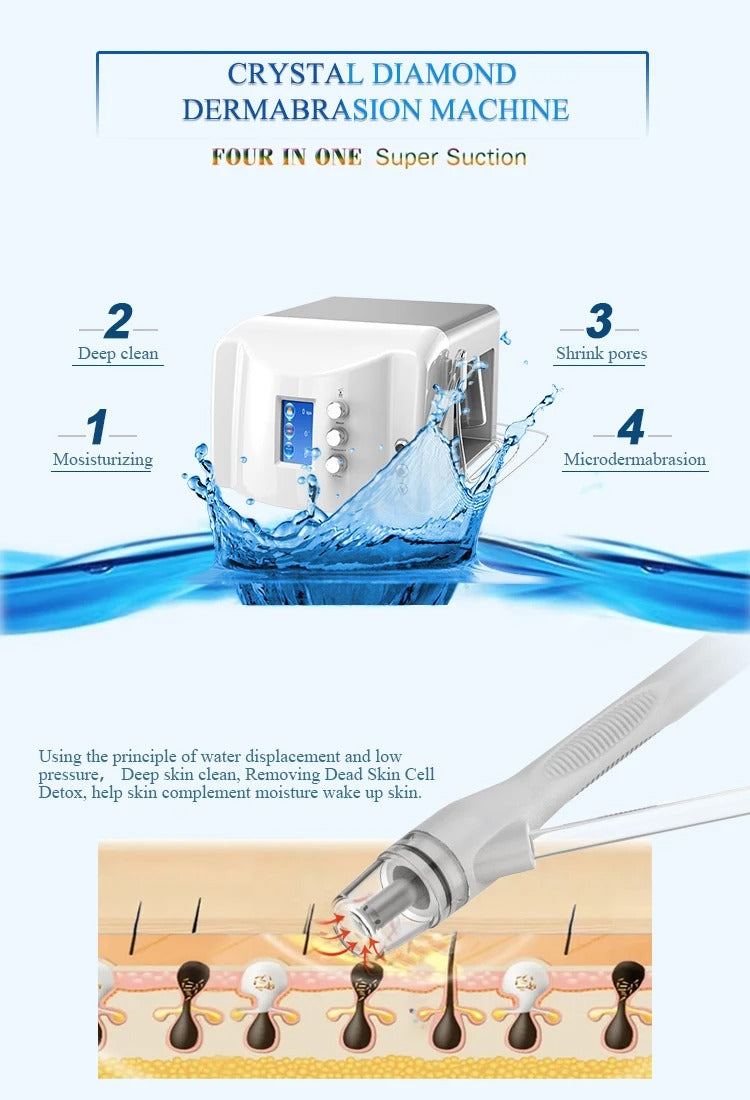 2 in 1 SPA Hydra Peeling Facial Hydrogen Hydrodermabrasion Facial Dermabrasion Hydra Aqua Machine