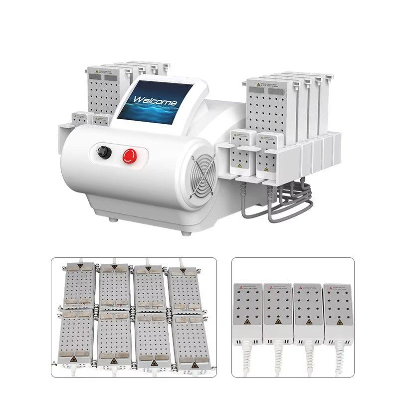 6D Lipolaser Technology Combined with EMS for Non-Invasive Body Contouring and Cellulite Reduction Slimming Machine