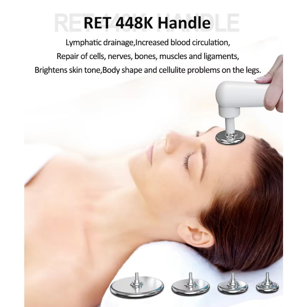 2 in 1 Eswt Cet Ret Pain Relief Shockwave Therapy Tecar Wave Therapy Radial Shcokwave Machine for Body&Face Lose Weight Salonuse