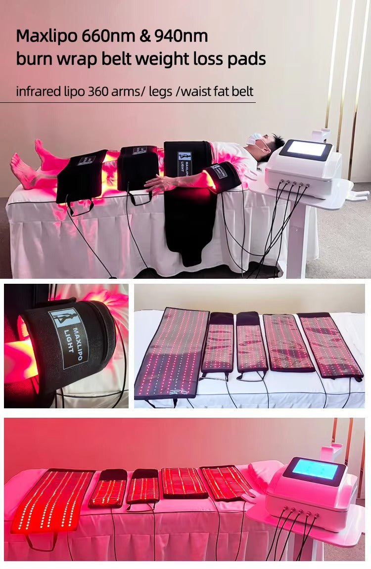 Laser Lipo Red Light 5D Light System for Weight Loss 650nm 940nm Slimming Fat Reducing Pain Relieve Physiotherapy Machine