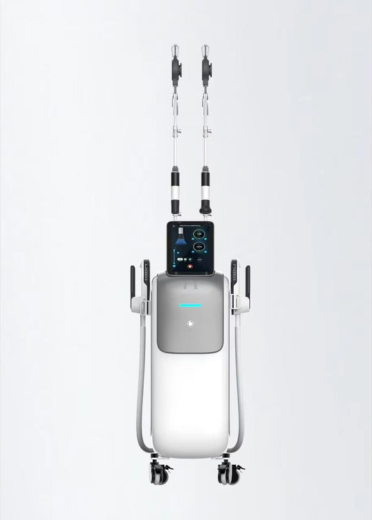 2 In 1 onda pro 2.45GHZ coolwave fat reduce skin tighten with hiemt muscle stimulation slimming beauty machine