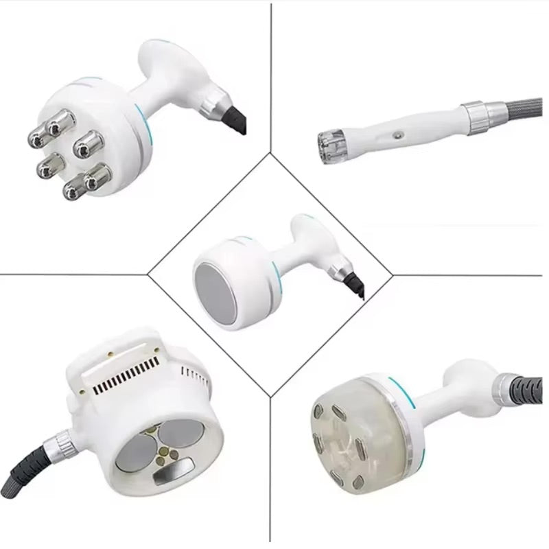 Portable 5 in1 Fat Reduction Skin Tightening 40K Cavitation Vacuum Roller-RF Vela Body Sculpting Slimming Shape Machine