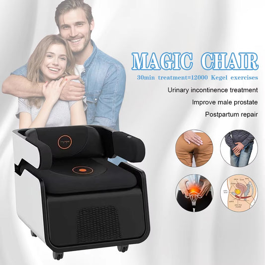2 in1 Private Physiotherapy Chair Ems Pelvic Floor Chair Muscle Stimulation Machine Ems for Hip and Vibration Massage for Back
