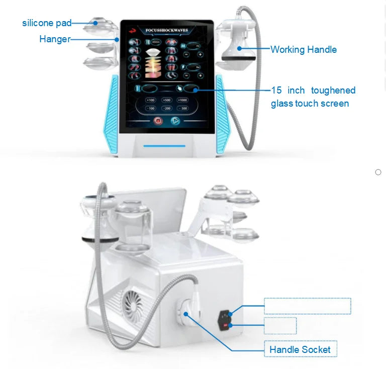 2025 FSWT Foco Focal Fisioterapia con Ondas de Choque Extracorpóreas Alivio del Dolor Terapia con Ondas de Choque Focalizadas de Baja Intensidad Liswt para el Pene