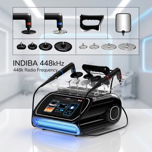 Portable 448k INDIBA CET RET-RF Physical Therapy Relieve Pain Deep Warm 12CM Lose Weight Lifts Firming Skin Slimming Shapping