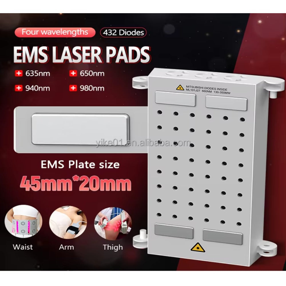 6D Lipolaser Technology Combined with EMS for Non-Invasive Body Contouring and Cellulite Reduction Slimming Machine