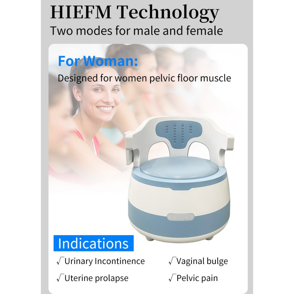 EMS Pelvic Floor Repair Chair Postpartum Repair Exercise Chair Pelvic Muscle Trainer Kegel Pelvic Floor Exerciser