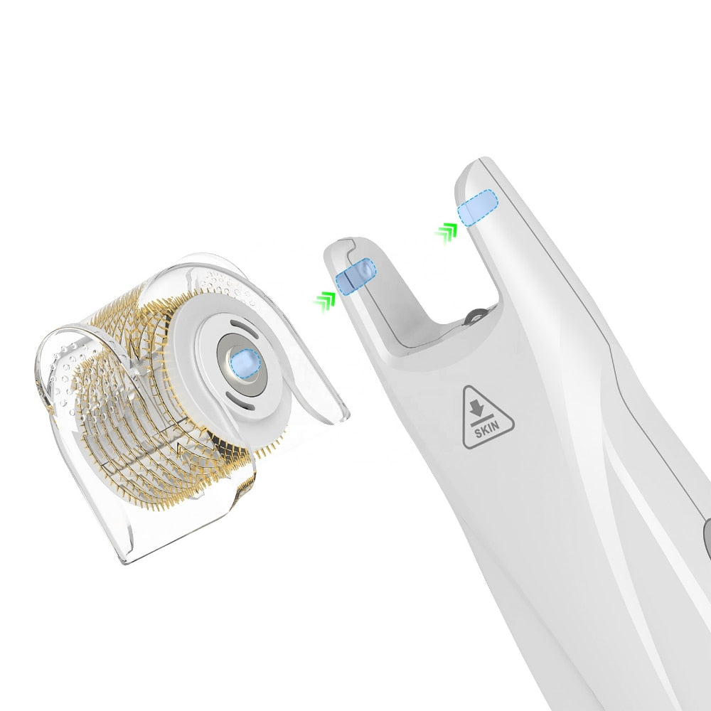 Derma roller Micro Current Bio roller G5 Microneedling Pen EMS+LED Light Threpay Derma Roller 0 5mm