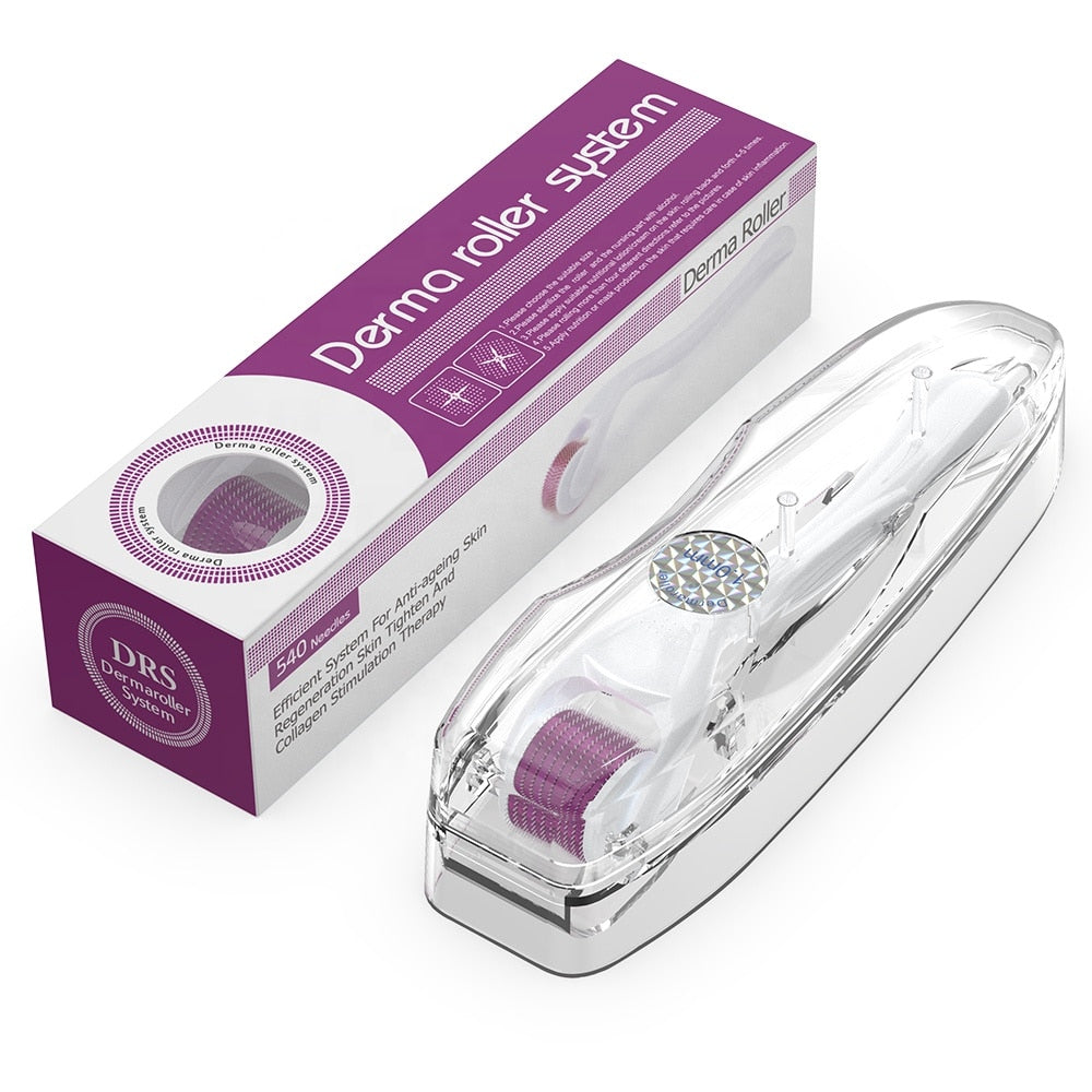 Derma Roller 540 Micro Needle Mesotherpy For Hair Grow Skin Care Meso Roller  Microneedling Pen