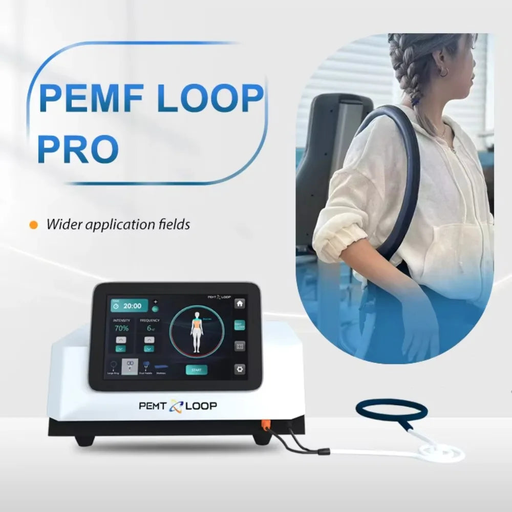 Human Body Physio Magneto 2 in 1 PEMF LOOP Magnetotherapy Machine Pulse Magnetic Machine With Horse Use Interface System