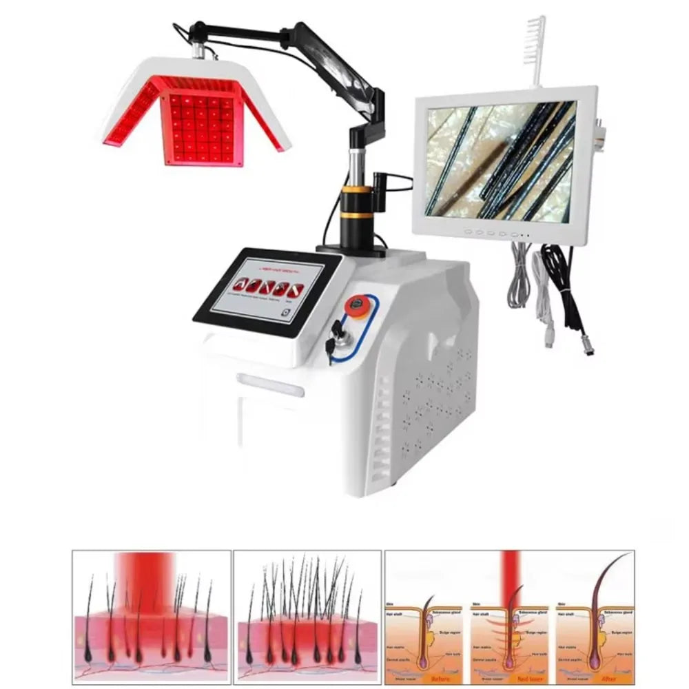 Scalp Massage Devices Oxygen Jet Deep Penetration Anti Hair Loss Spa Hair Oxygen Therapy Growth Machine