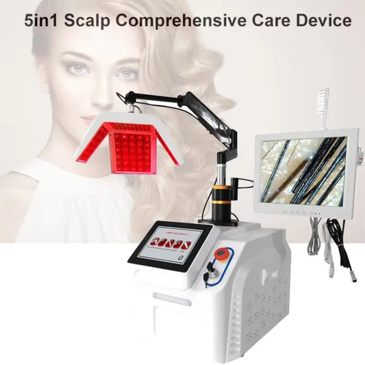 Multifunctional 650nm Red Light Hair Growth Electric Anti-Hair Loss Treatment Hair Regrowth Machine Scalp Care Massage Hair Growth