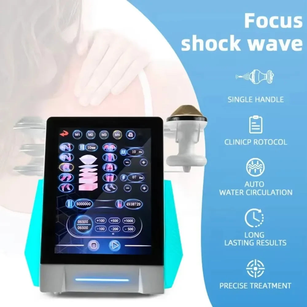 Professional Physiotherapy Focused Extracorporeal Shockwave Therapy For Low Back Pain Fast Pain Relief For Erectile Dysfuction