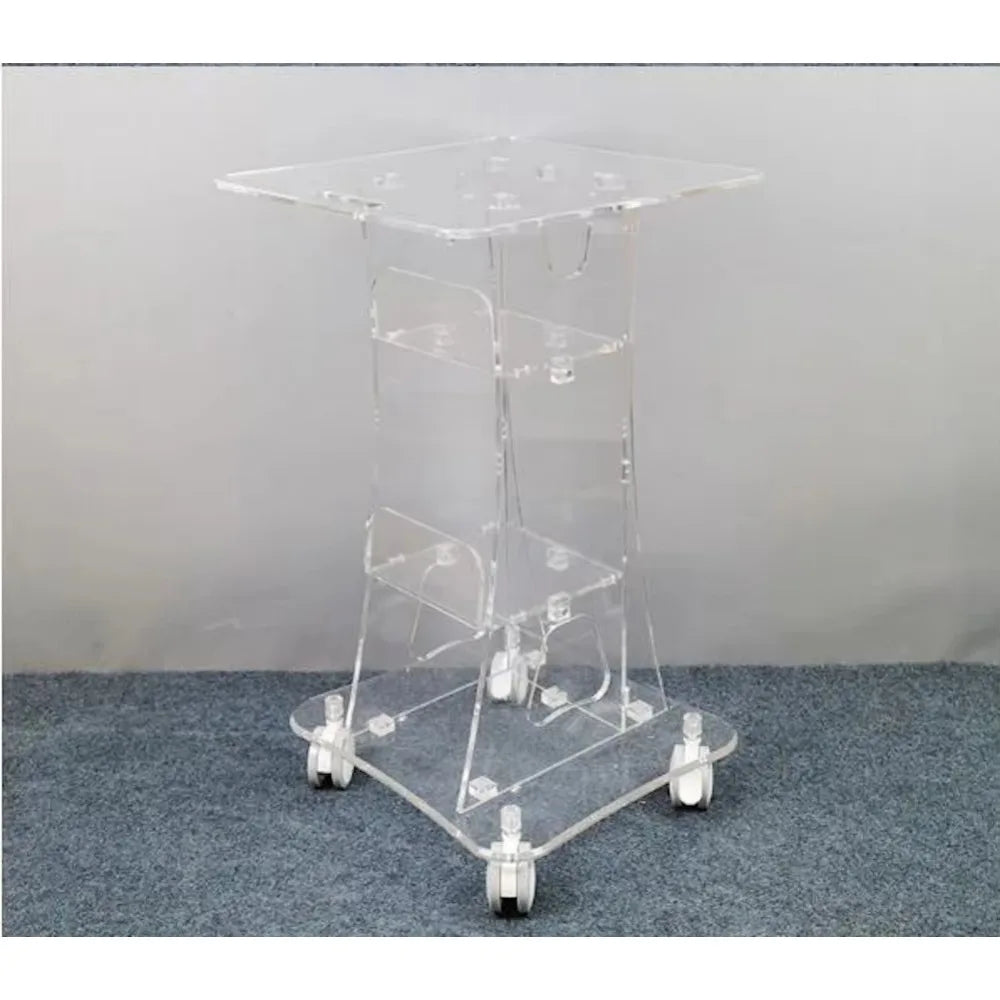 4 Tier Beauty Salon Trolleys Trolley Cart For Beauty Machine 40cm