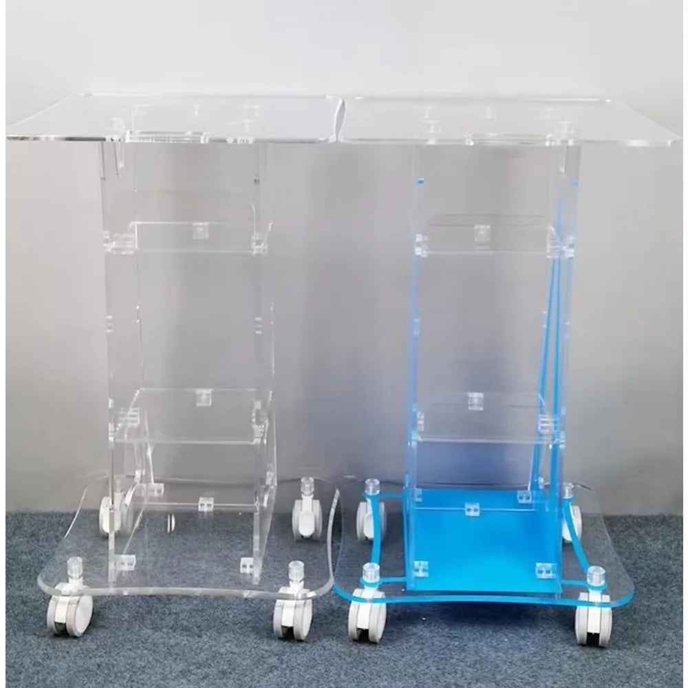 4 Tier Beauty Salon Trolleys Trolley Cart For Beauty Machine 40cm
