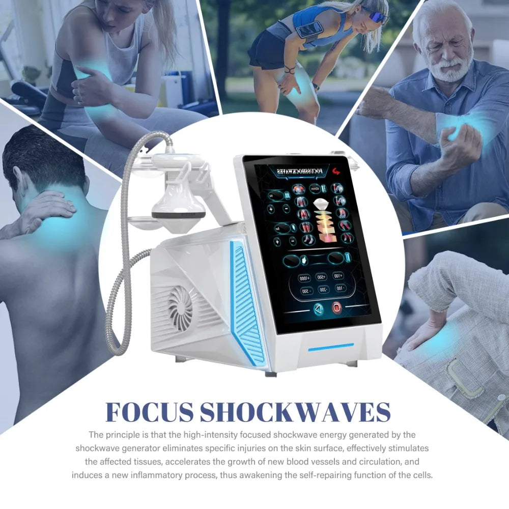 2025 FSWT Foco Focal Fisioterapia con Ondas de Choque Extracorpóreas Alivio del Dolor Terapia con Ondas de Choque Focalizadas de Baja Intensidad Liswt para el Pene