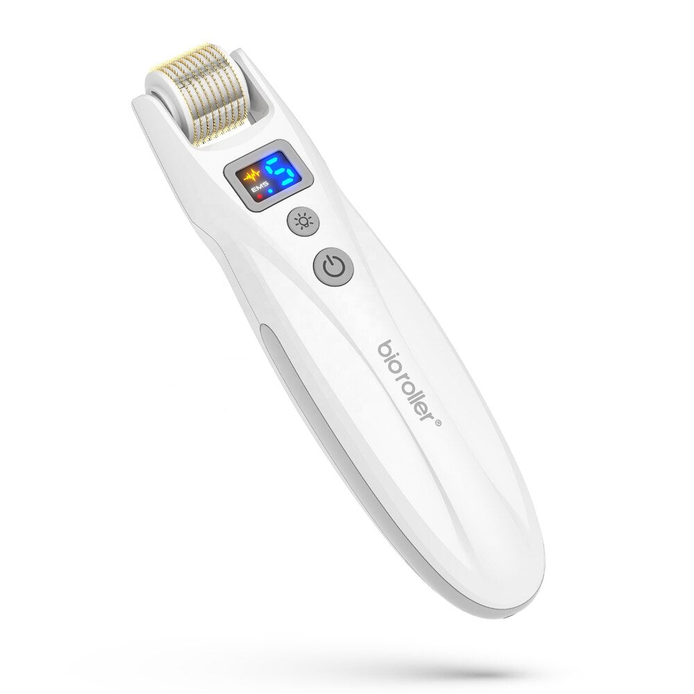 Dr Pen Auto Derma Roller Micro Current Bio Roller EMS Lift Microneedling Skin Rejuvenate Collagen+LED Light Threpay