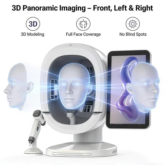 Skin and Hair Analyzers Professional 3D Skin Scanner Magic Mirror Facial Analyzer Portable Face Monitor Skin Care Detector