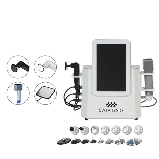 2 in 1 Eswt Cet Ret Pain Relief Shockwave Therapy Tecar Wave Therapy Radial Shcokwave Machine for Body&Face Lose Weight Salonuse