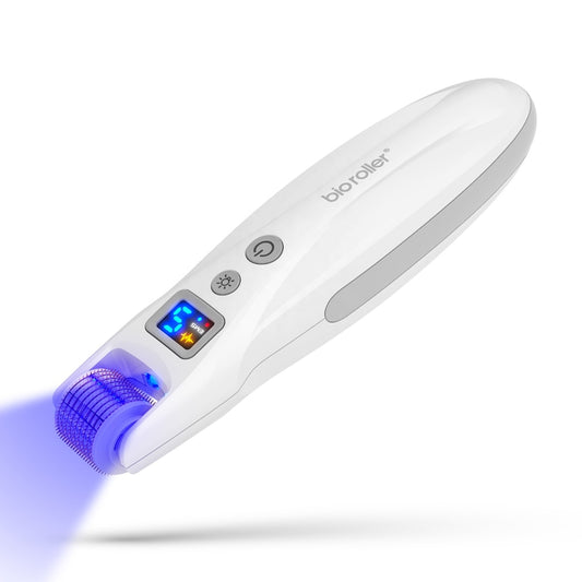 Derma roller Micro Current Bio roller G5 Microneedling Pen EMS+LED Light Threpay Derma Roller 0 5mm